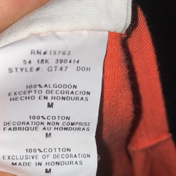 Champion collection Heritage Big C Groovy Papaya Long Sleeve T-Shirt medium - Picture 4 of 5